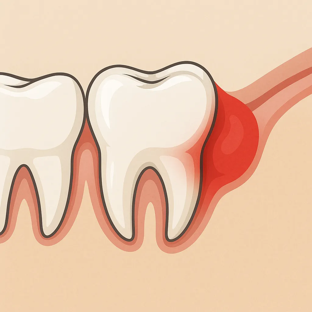 dente do siso inflamado